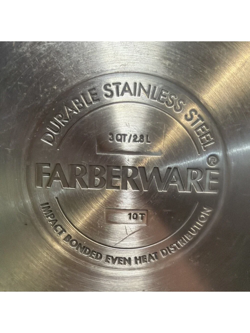 2 Vintage Farberware pots 2qt & 3qt Stainless steel with lids*